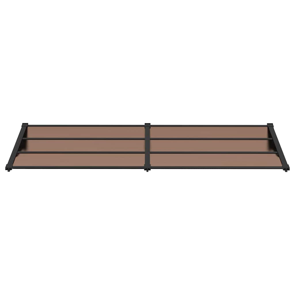 Nadstrešnica za vrata polikarbonat crna - 239 x 90 cm, 1 - number 3.