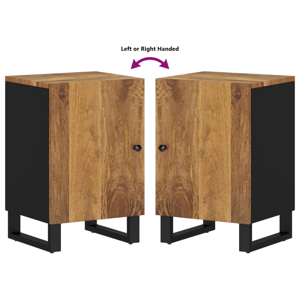 Szafka łazienkowa 38x33x58 cm lite drewno mango - miodowe, 1 - number 7.