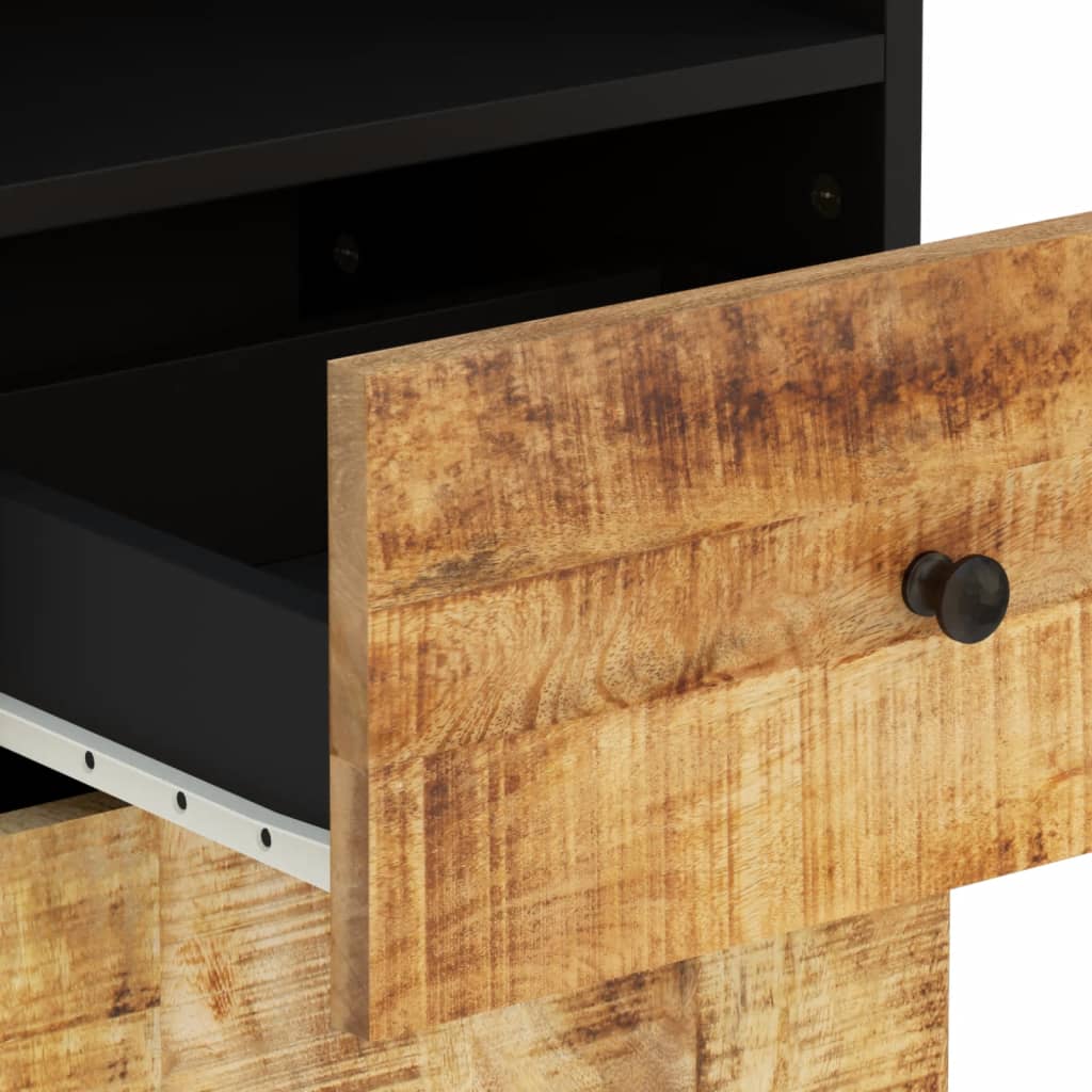 Szafka łazienkowa 38x33x160 cm lite drewno mango - number 8.