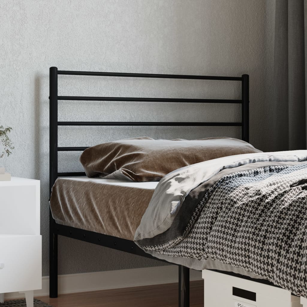Bed valk metal - svart, 80 cm, 1 - number 1.