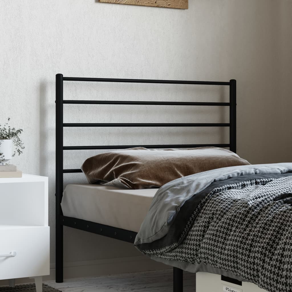Bed valk metal - svart, 80 cm, 1 - number 3.