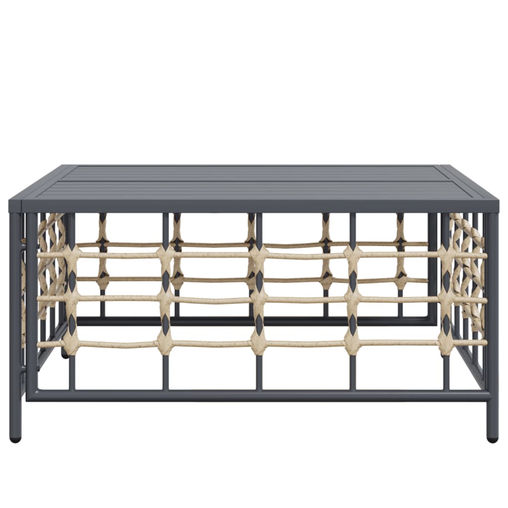 Vrtni stol 70x70x34 cm poliratan antracit siva - number 4.