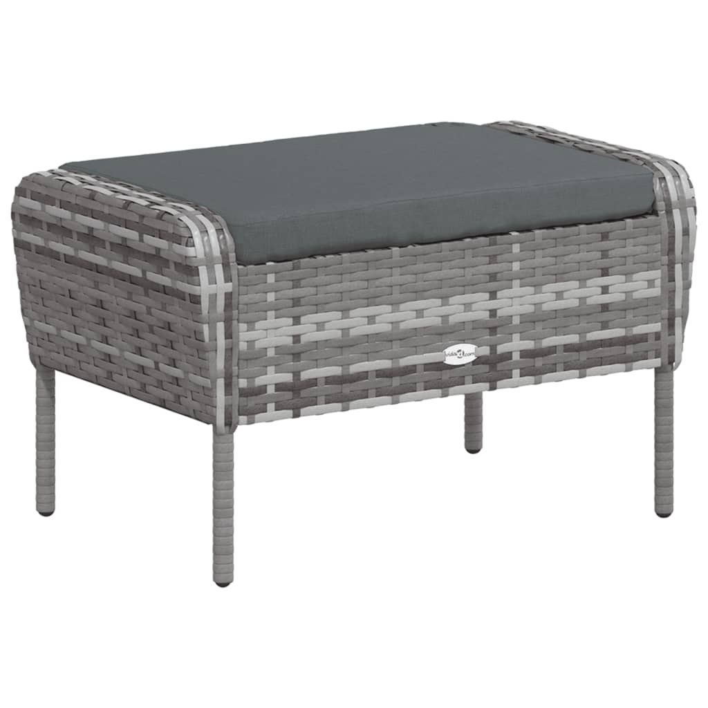 Krzesło ogrodowe z podnóżkiem polirattan - number 7.