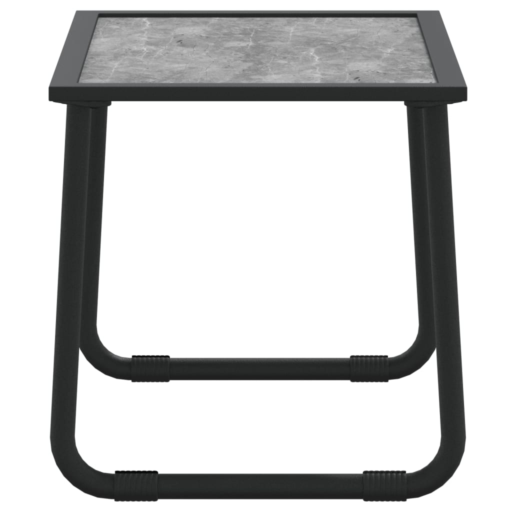 Salongsett for hagen 3 deler med puter stål antrasittgrå - number 9.