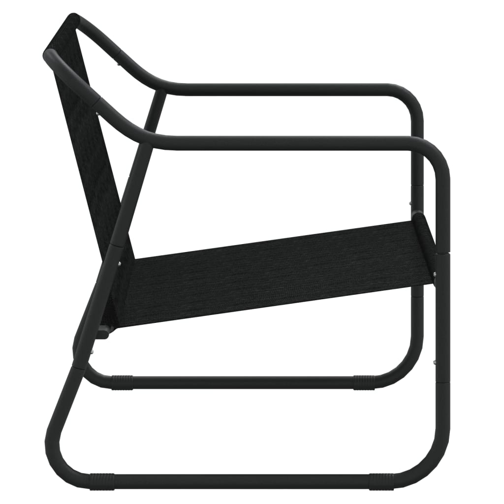 2-personers havebænk med hynde stål antracitgrå - number 7.