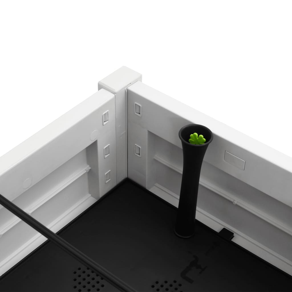 High bed 110x45x79 cm polypropylene - white, 1 - number 5.