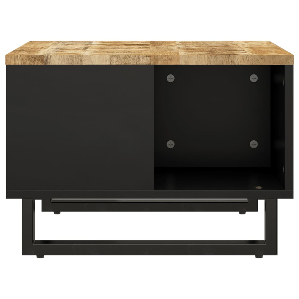 Stolik kawowy lite drewno mango - jasny brąz, 60 x 50 x 35 cm, 1 - number 4.