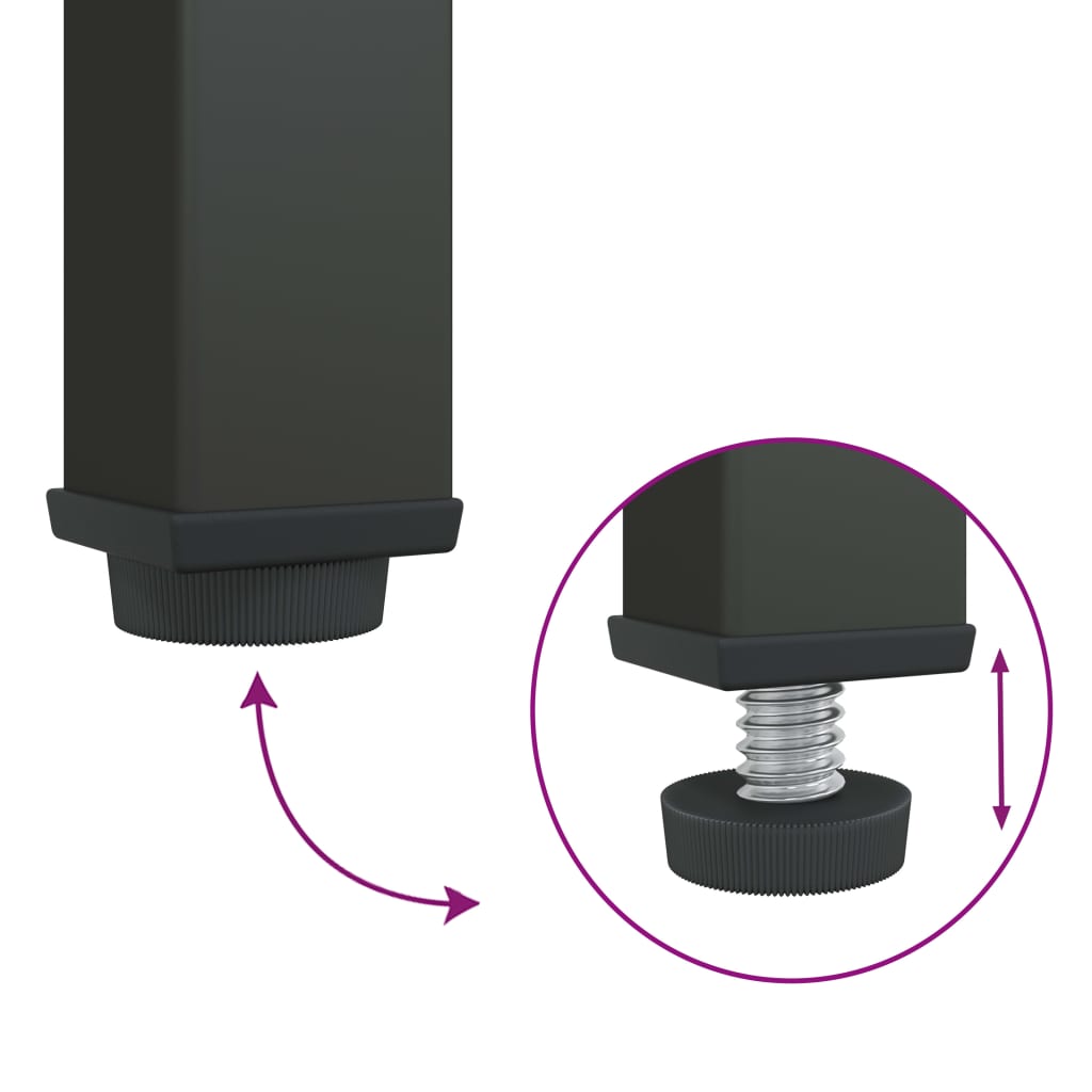 Skab 85x40x180 cm glas og stål sort - number 10.