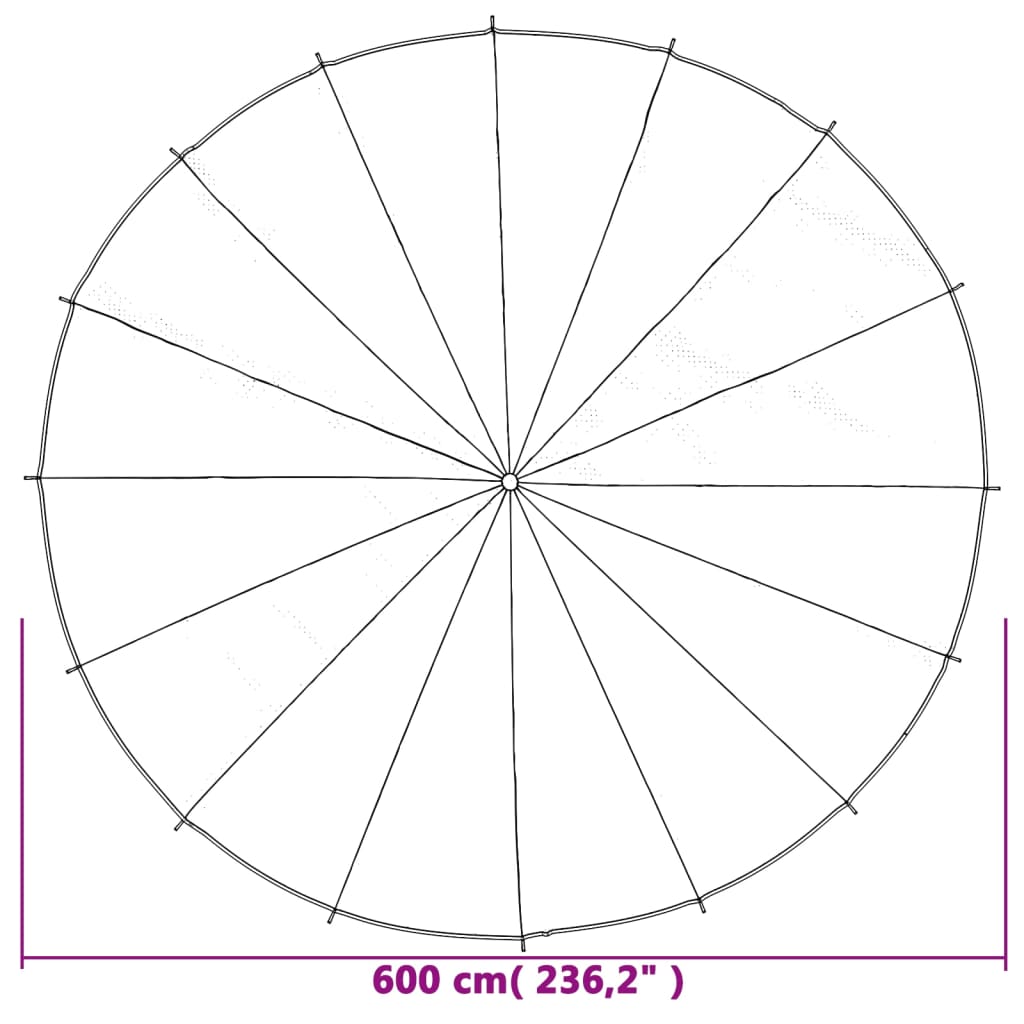 Parachute pour enfant ø6 m tissu - number 5.
