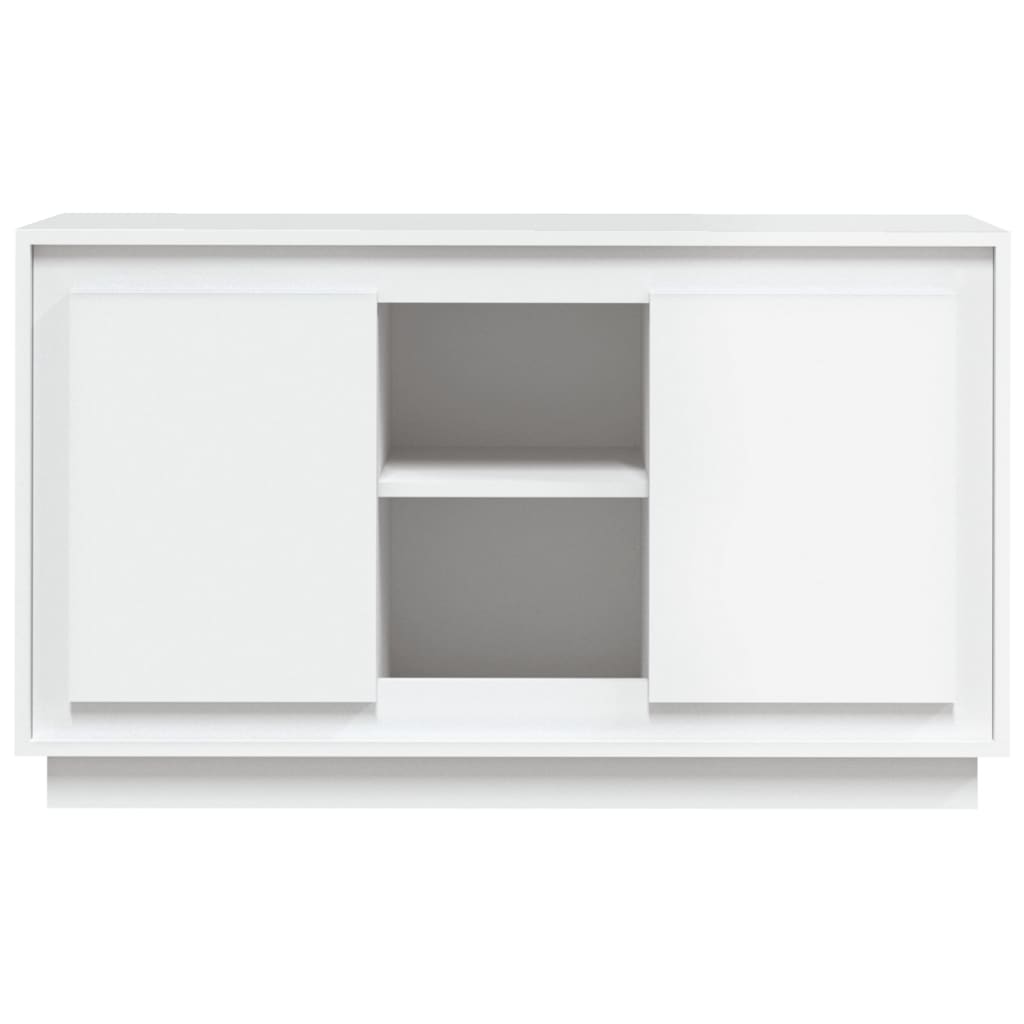 Skænk 102x35x60 cm konstrueret træ hvid - number 5.