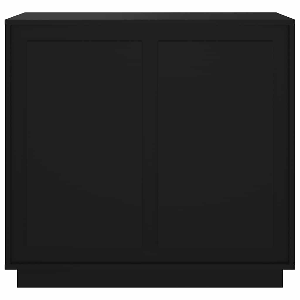 Bočna ploča 80x34x75 cm izgrađeno drvo - crno, 1 - number 5.