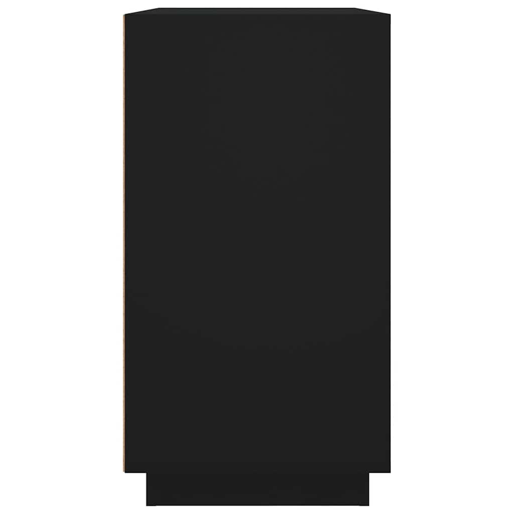 Bočna ploča 80x34x75 cm izgrađeno drvo - crno, 1 - number 6.