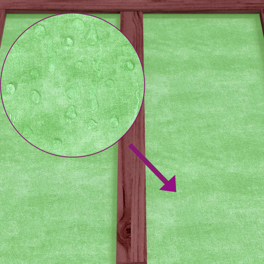 Cage à oiseaux 97x81x152 cm pin massif couleur moka - moka - number 7.