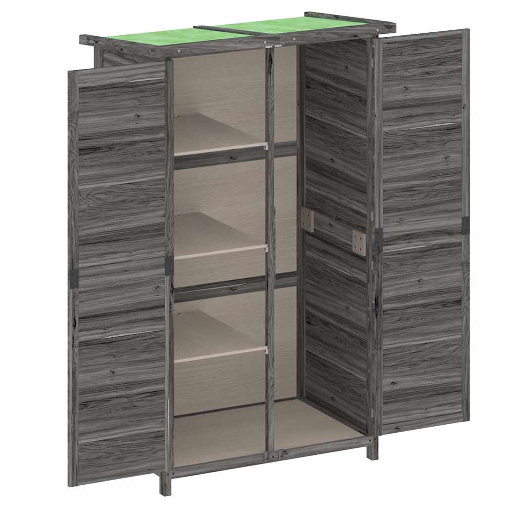 Proliveni alat u vrt 83x57x140 cm čvrsti bor - sivi - number 5.