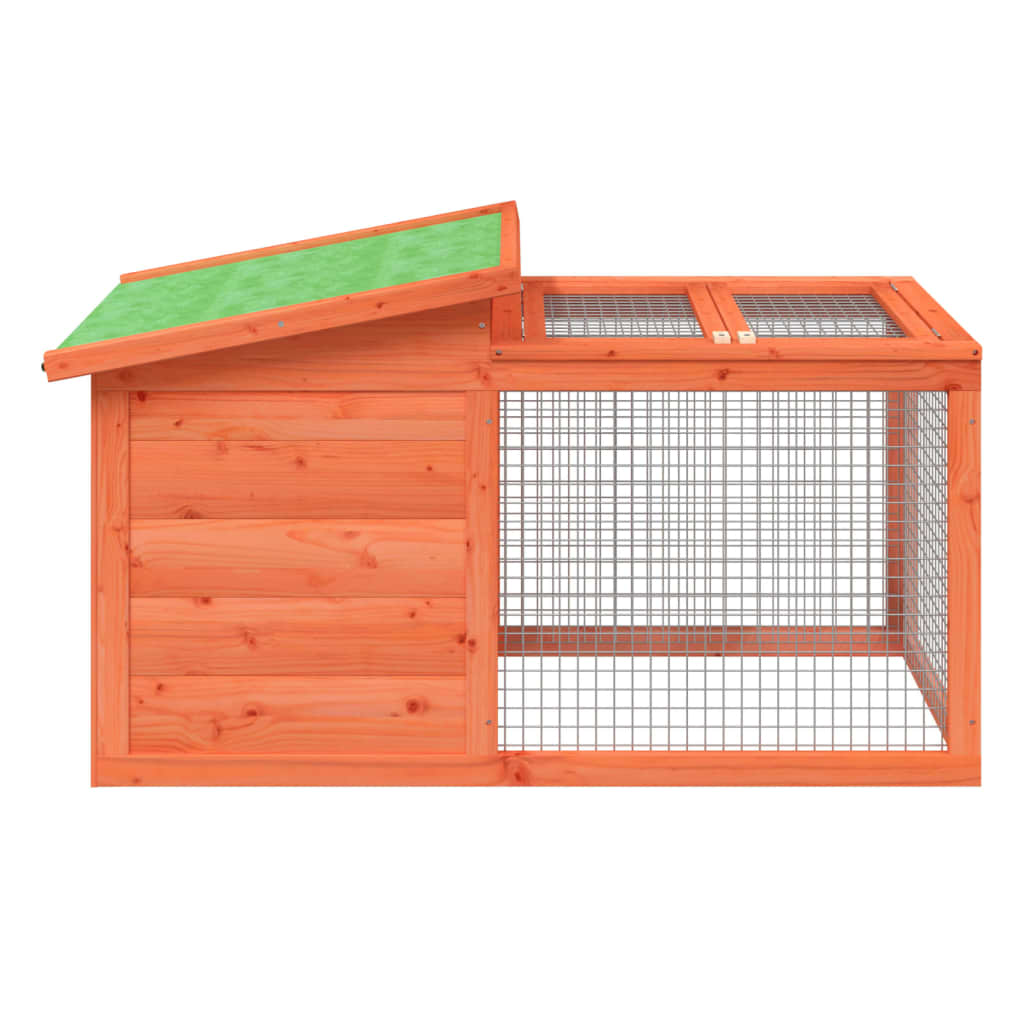 Cage de lapin 100,5x54x55 cm pine solide - brun - number 3.