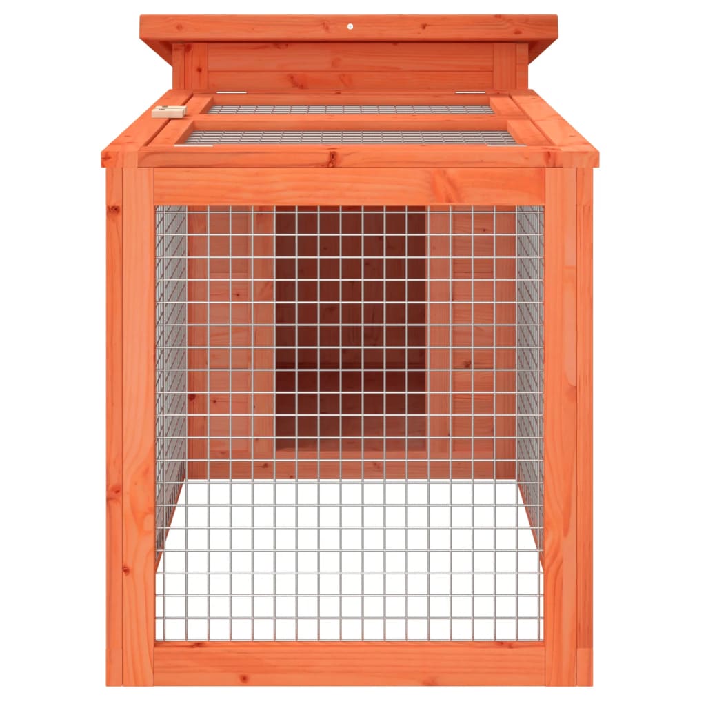 Cage de lapin 100,5x54x55 cm pine solide - brun - number 5.