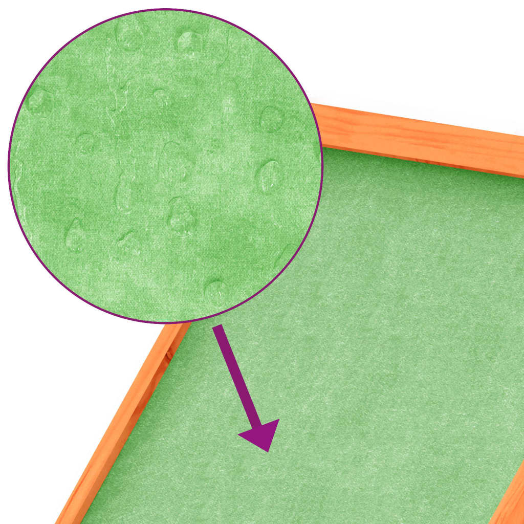 Cage de lapin 100,5x54x55 cm pine solide - brun - number 6.