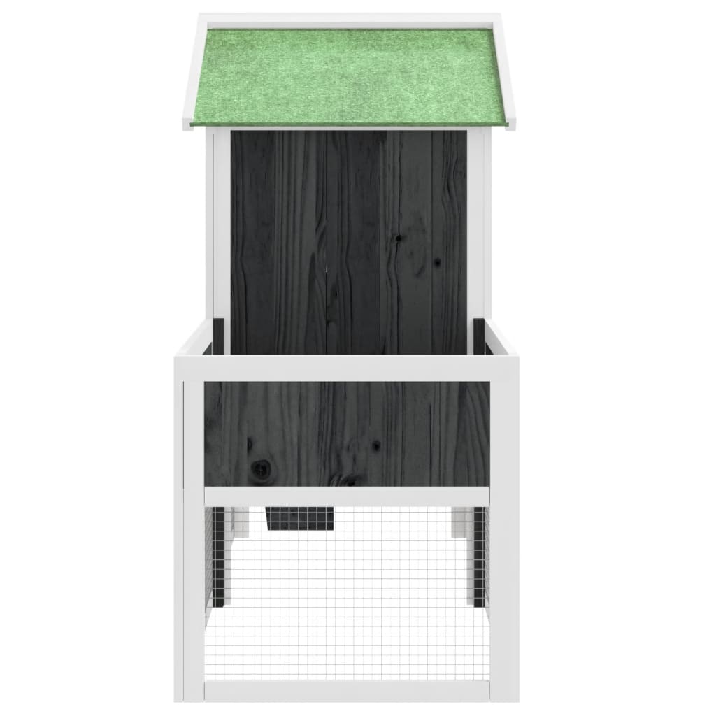 Kavez za kuniće 170x63x113 cm puni bor - sivi - number 6.