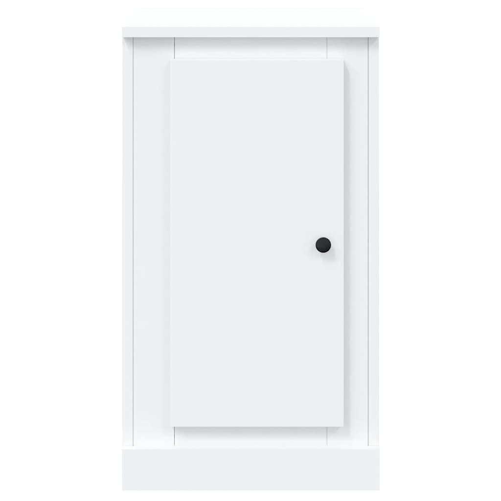 Skænk 37,5x35,5x67,5 cm konstrueret træ hvid - number 7.