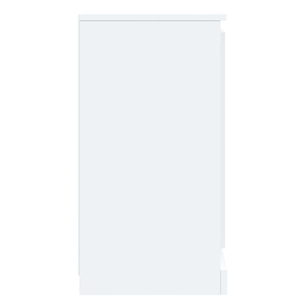 Skænk 37,5x35,5x67,5 cm konstrueret træ hvid - number 8.