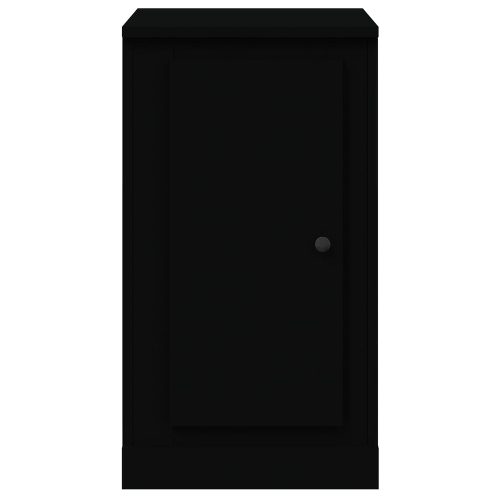 Skænk 37,5x35,5x67,5 cm konstrueret træ - sort, 1 - number 7.