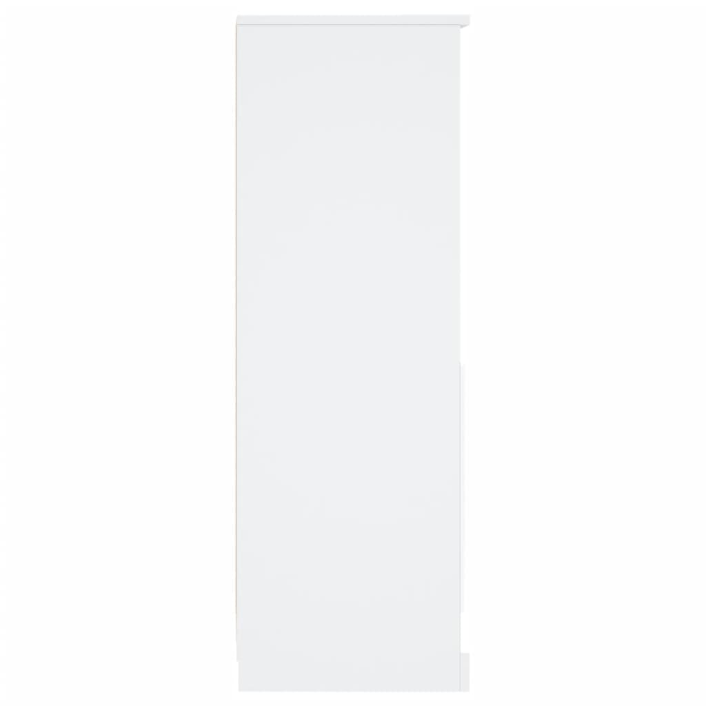 Skab 36x35,5x103,5 cm konstrueret træ - hvid, 1 - number 7.