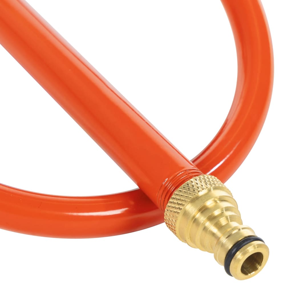 Arroseur à roulettes et tête rotative en acier rouge - number 7.