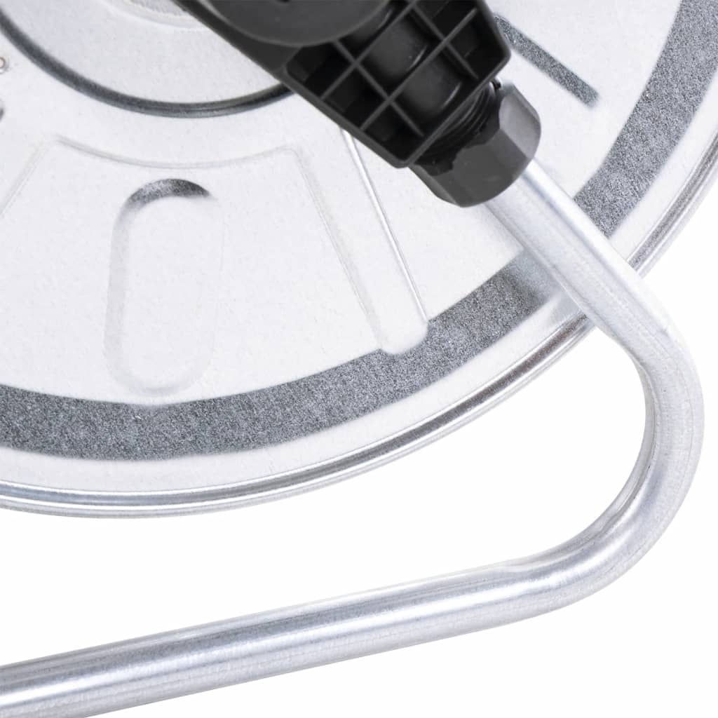 Enrouleur de tuyau pour 50 m de tuyau 1/2" suspendu au mur en acier - 46,5 x 35 x 42 cm, 1 - number 9.