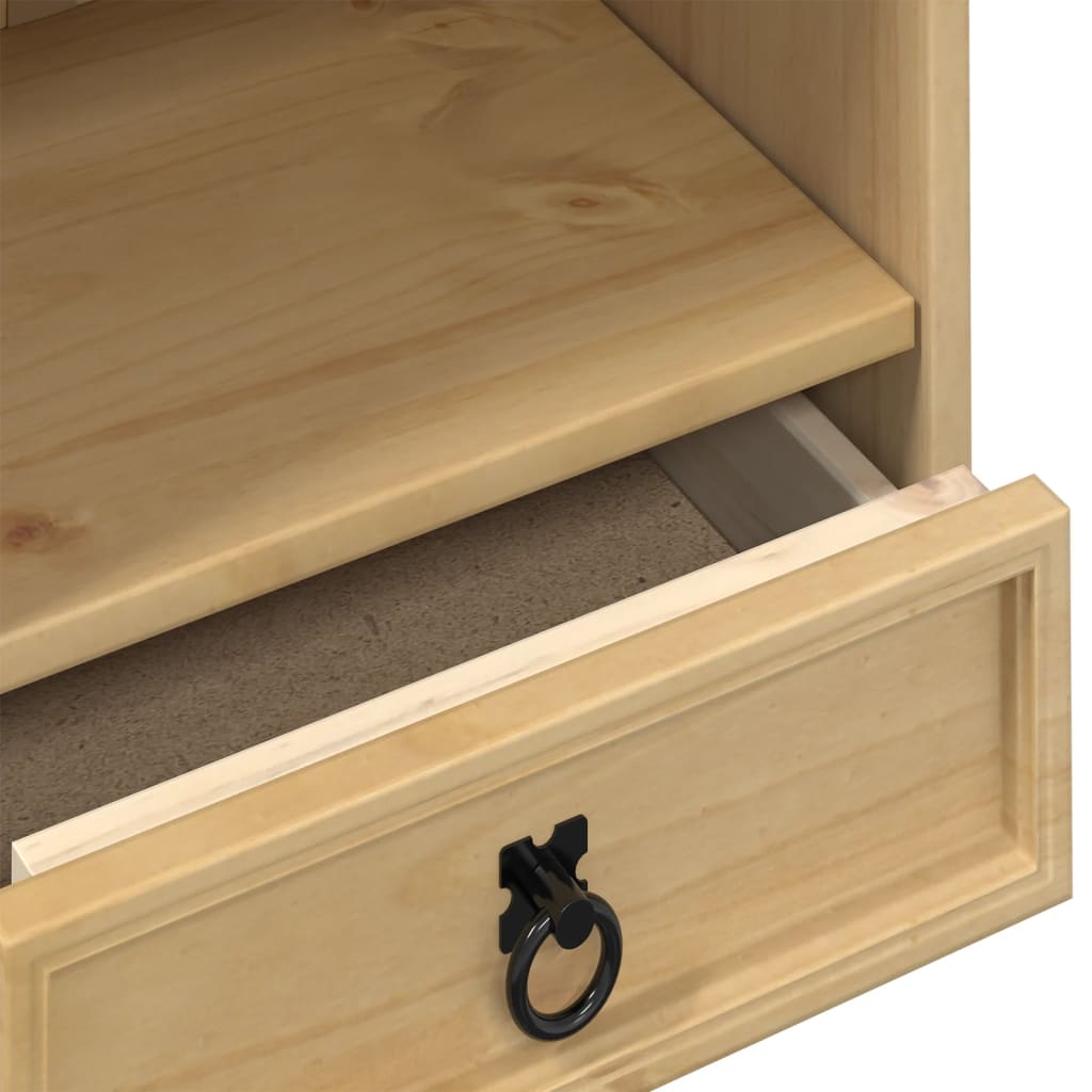 Reol corona 40x30x110 cm massivt fyrretræ - number 7.