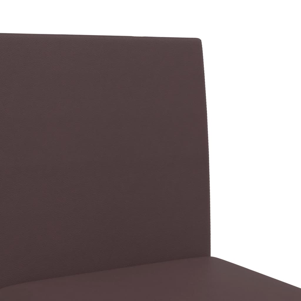 Barkrakker 2 stk. solid gummi tre og kunstig skinn - mørkebrunt og svart, 1 - number 8.