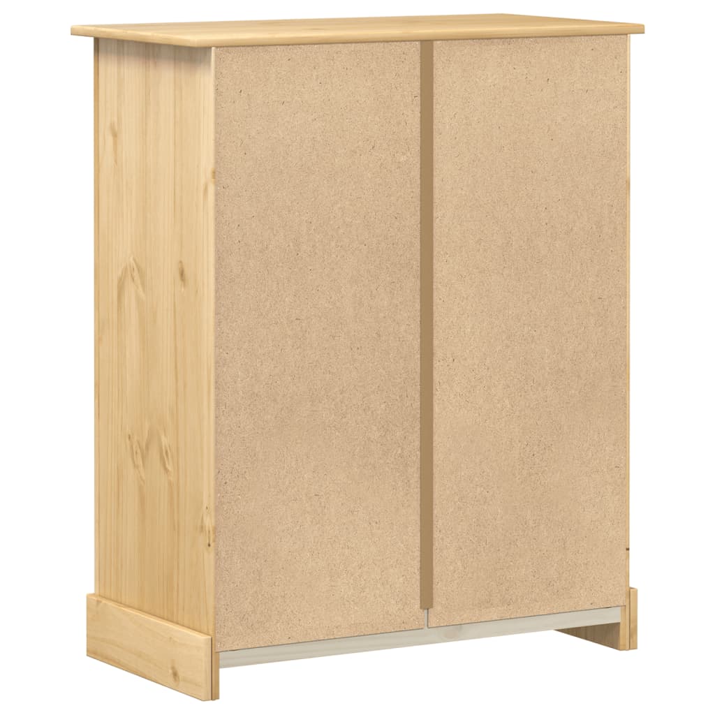 Kommode corona 92x48x114 cm massivt fyrretræ - 92 x 48 x 114 cm (b x d x h) - number 6.