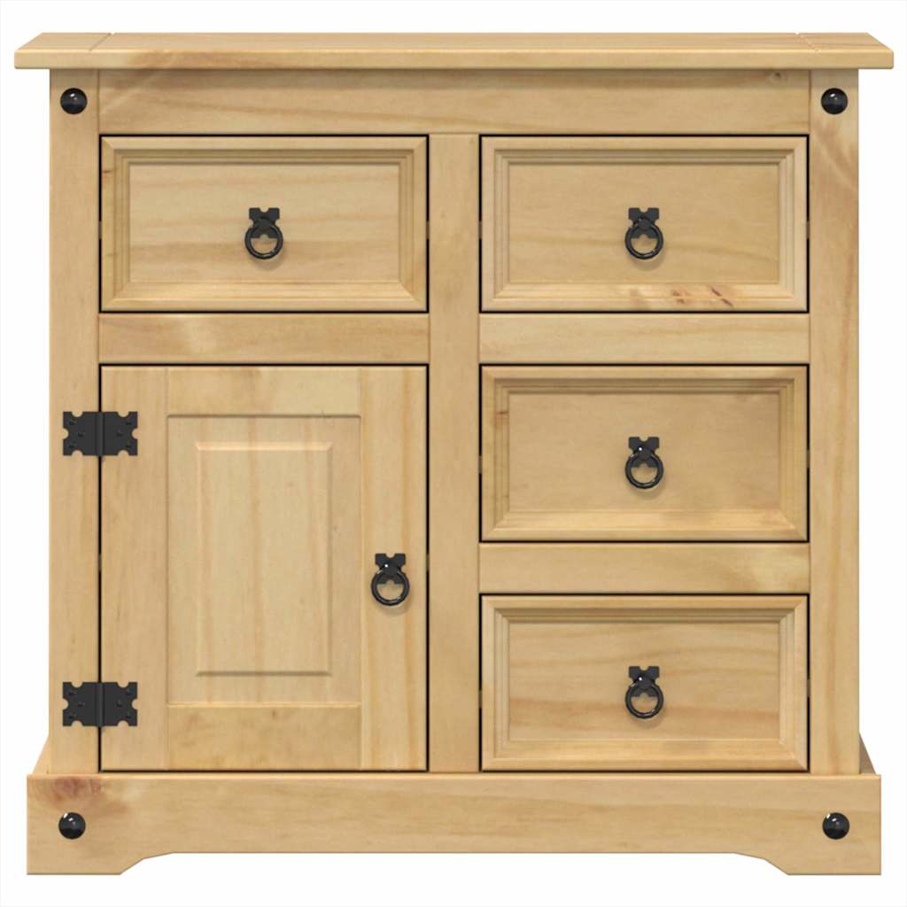 Sideboard corona 87x40x76 cm solid pine - 87 x 40 x 76 cm (wxdxh) - number 4.