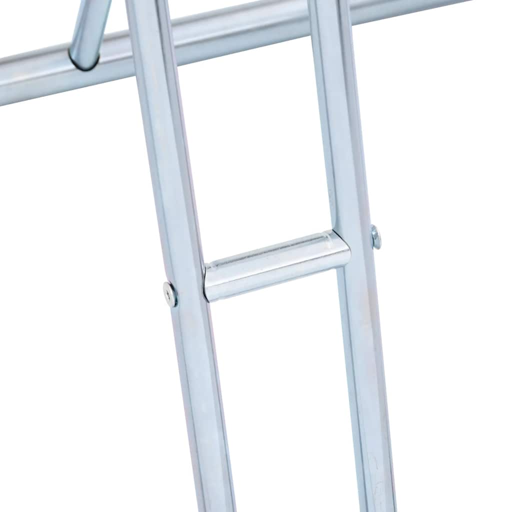 Cykelstativ til 2 cykler fritstående galvaniseret stål - number 7.