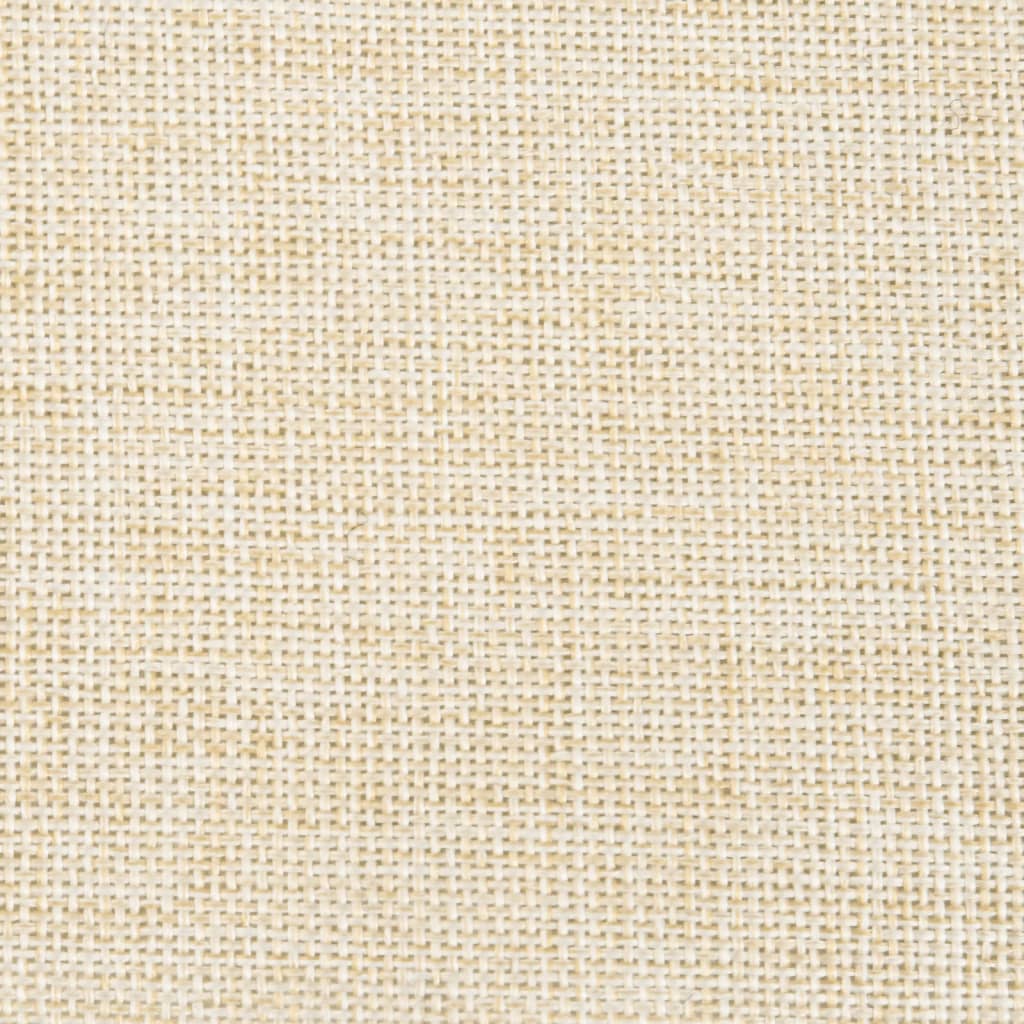 Bar stolice 2 pcs. čvrsto gumeno drvo i tkanina - krem ​​obojena i crna, 1 - number 9.