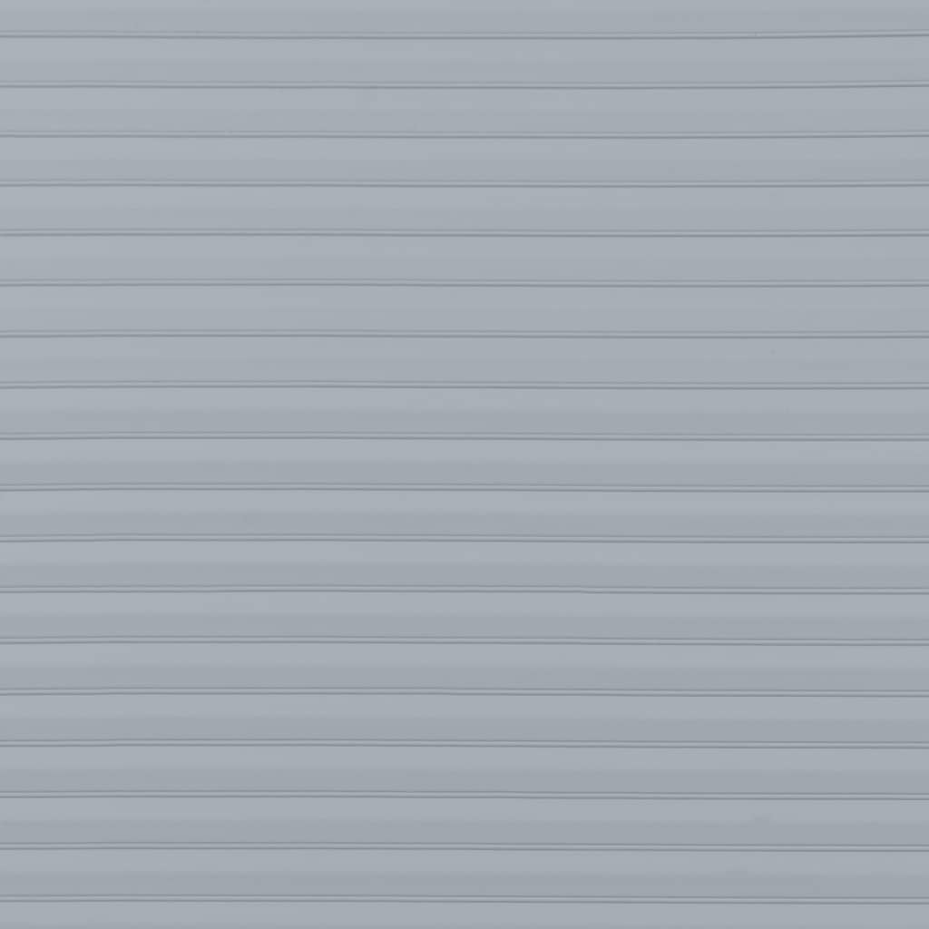 Haveskærme 10 stk. 252,5x19 cm pvc - grå, 1 - number 5.