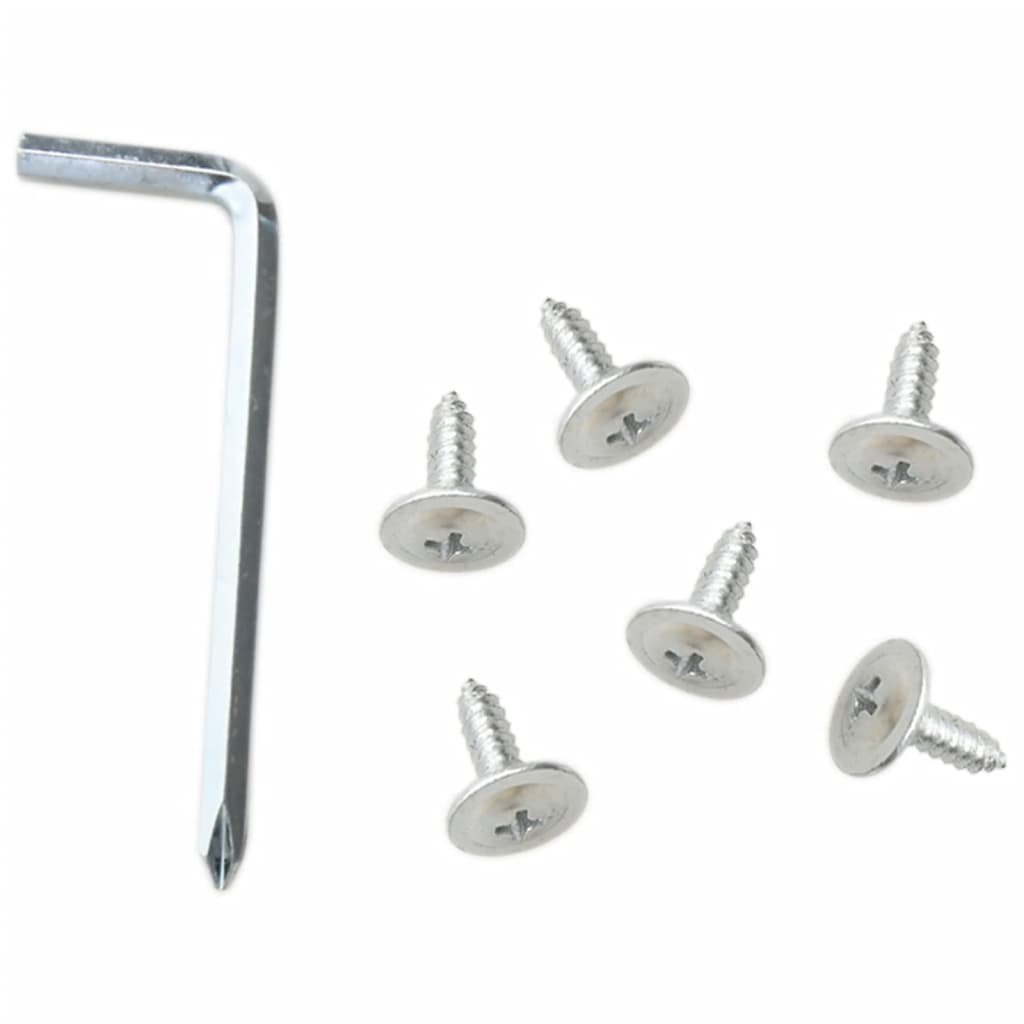 Base til barbord 45x90 cm forkromet stål - number 9.