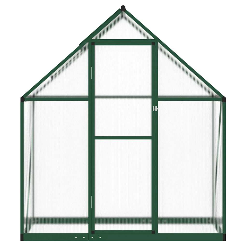 Greenhouse with foundation frame aluminum - green, 169 x 58 x 195 cm, 1 - number 3.