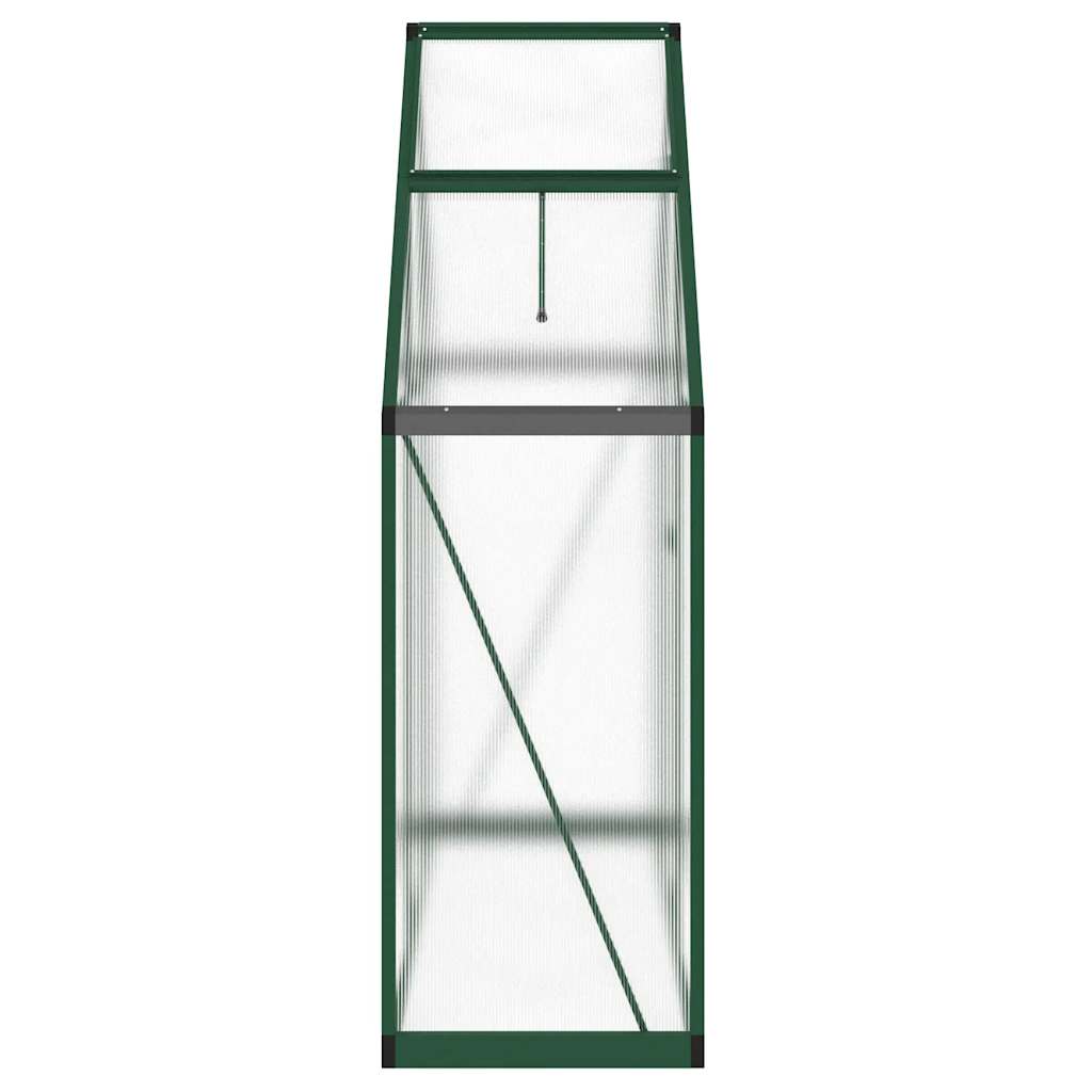 Greenhouse with foundation frame aluminum - green, 169 x 58 x 195 cm, 1 - number 4.