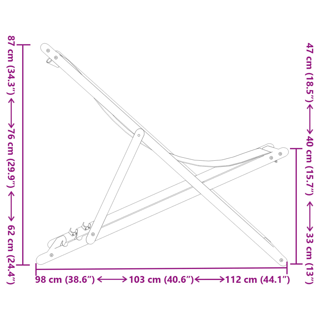 Ležaljke za plažu kom. sklopiva tkanina i puno drvo - bež, 2, bez naslona za ruke - number 12.