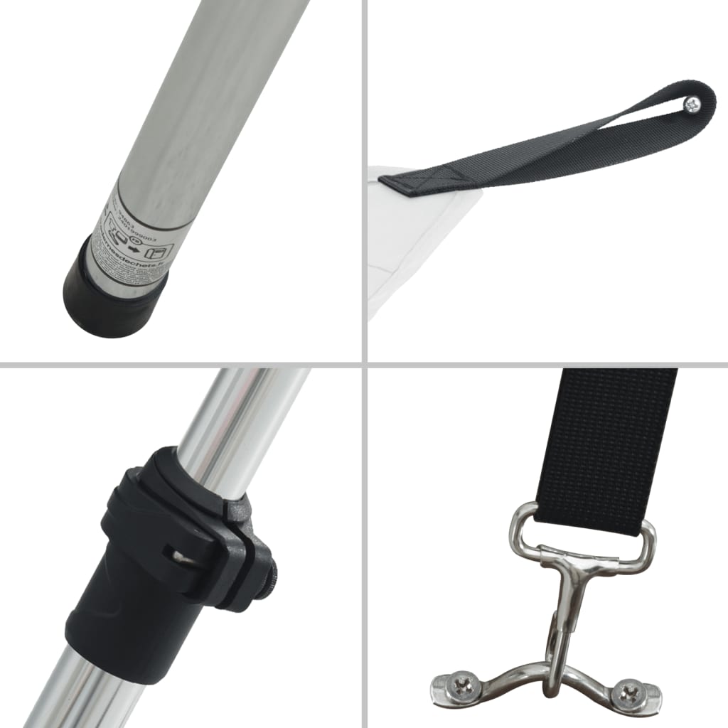 T-sejl til båd forlængerdel - hvid, 174 x 205 x (115-194) cm, 1 - number 6.