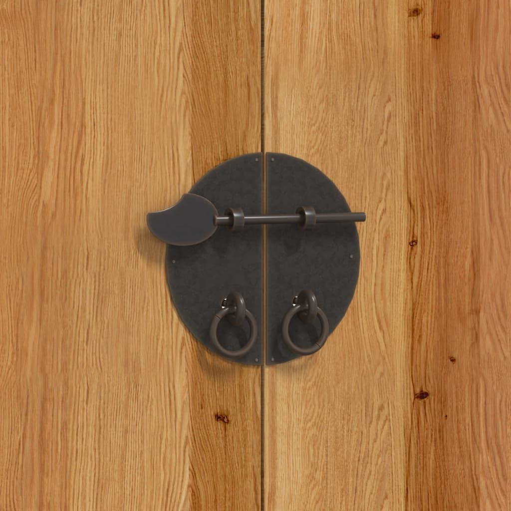 Badeværelsesmøbelsæt 2 dele massivt fyrretræ - underskab + højskab, 1 - number 8.