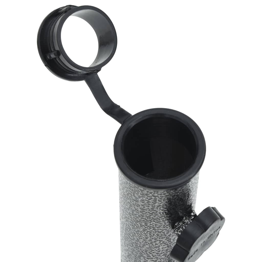 Držači za suncobrane 2 kom. s brušenim šiljkom 9x35 cm pocinčani čelik - 9 x 35 cm (dxv), 35 mm, 23/29 mm - number 5.