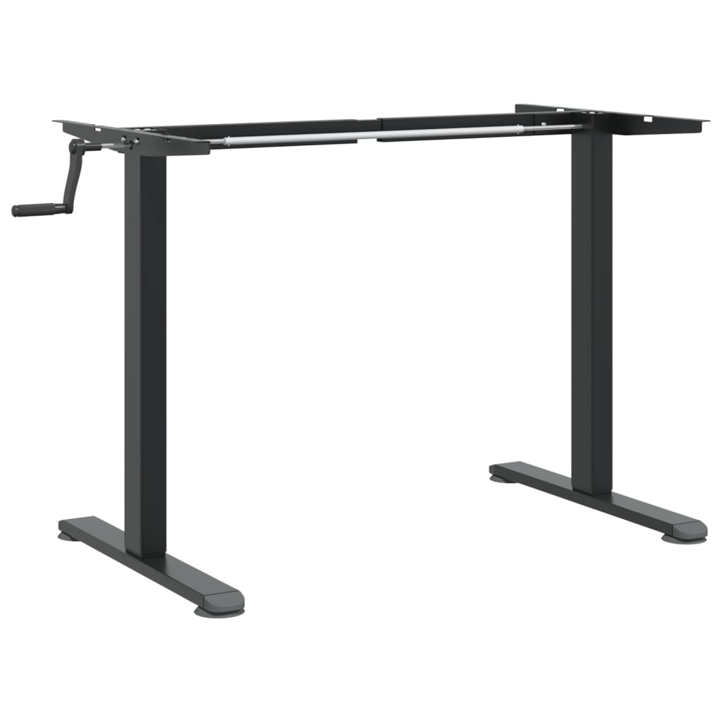 Ramme til stand-desktop (94-135) x60x (70-114) cm stål-svart - number 2.