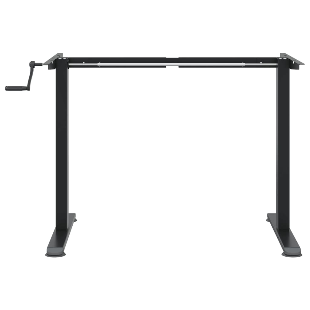 Ramme til stand-desktop (94-135) x60x (70-114) cm stål-svart - number 5.