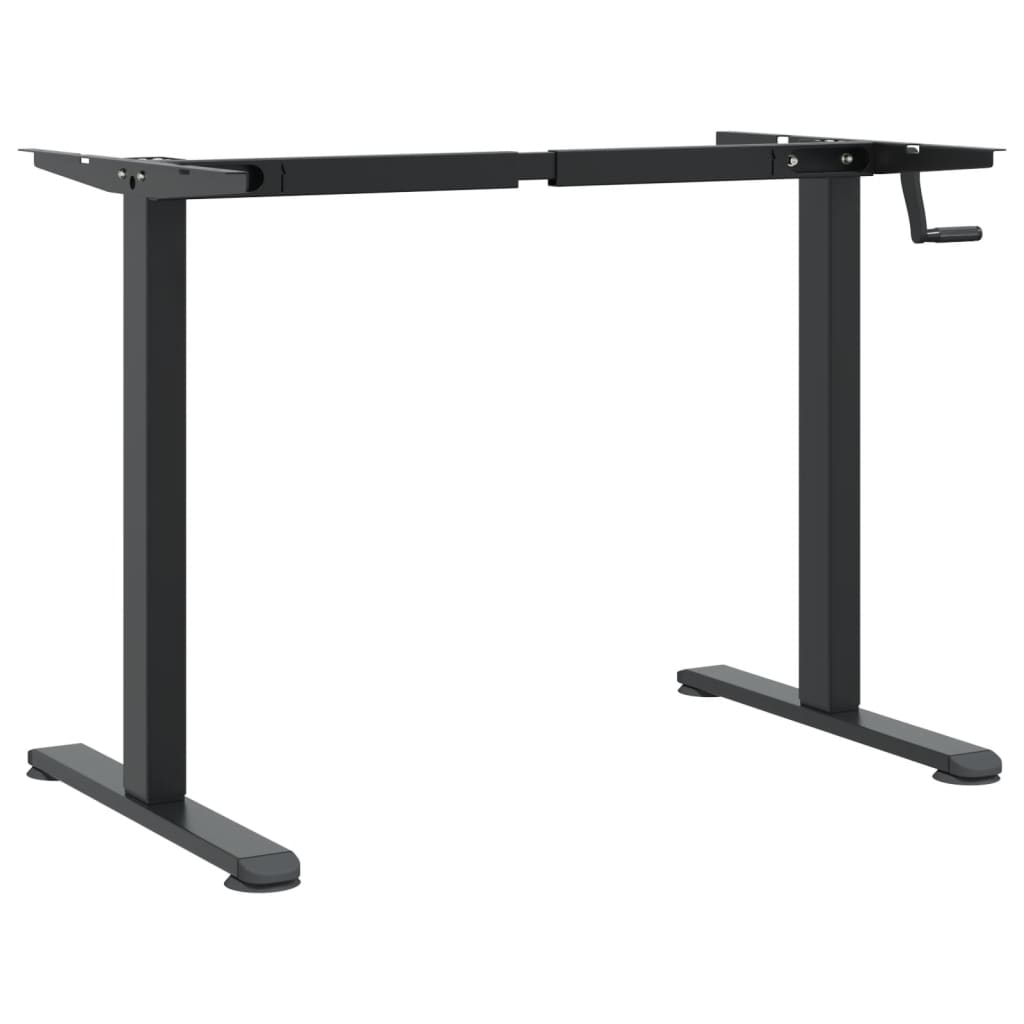 Ramme til stand-desktop (94-135) x60x (70-114) cm stål-svart - number 7.