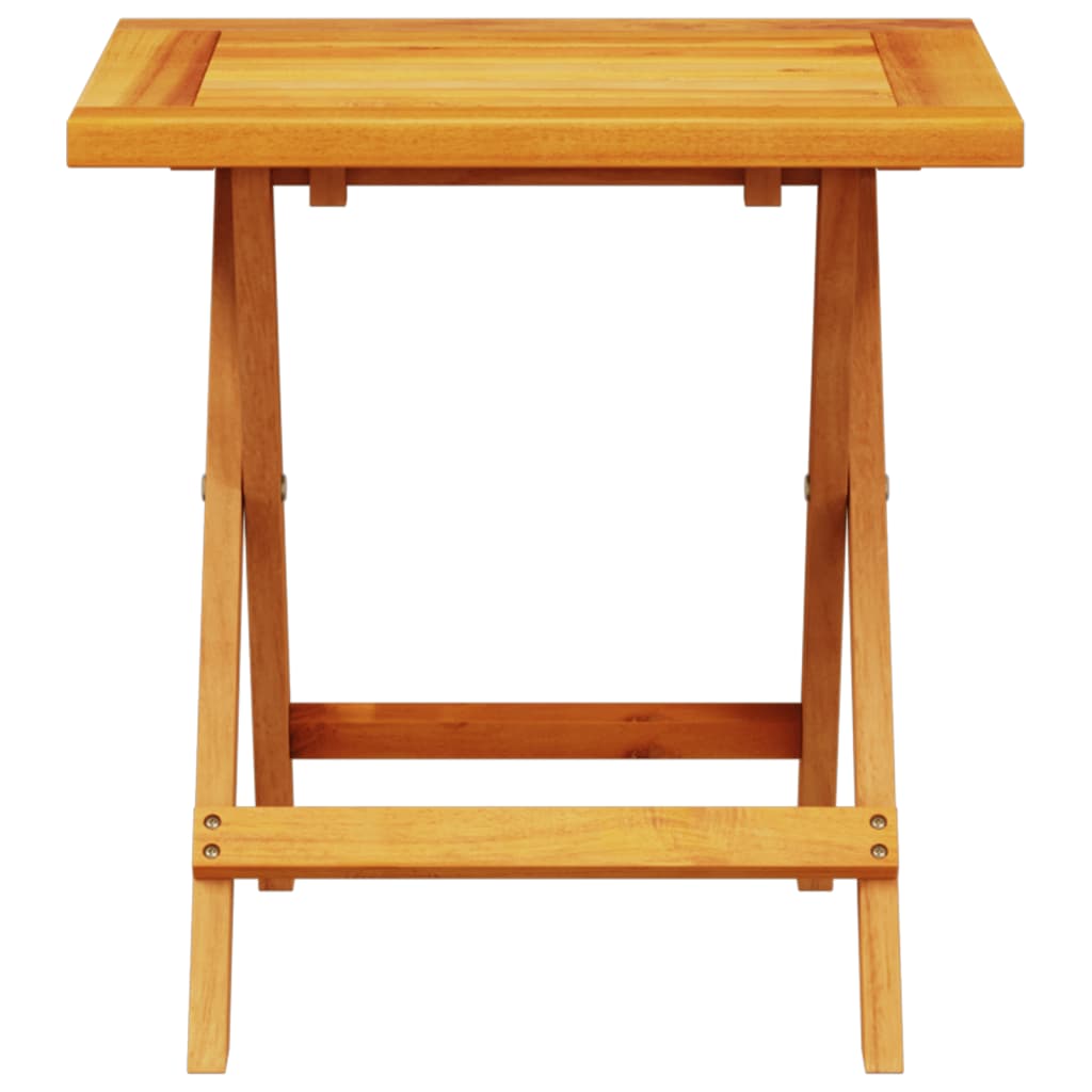 Havebord 40x40x40 cm massivt akacietræ - number 3.