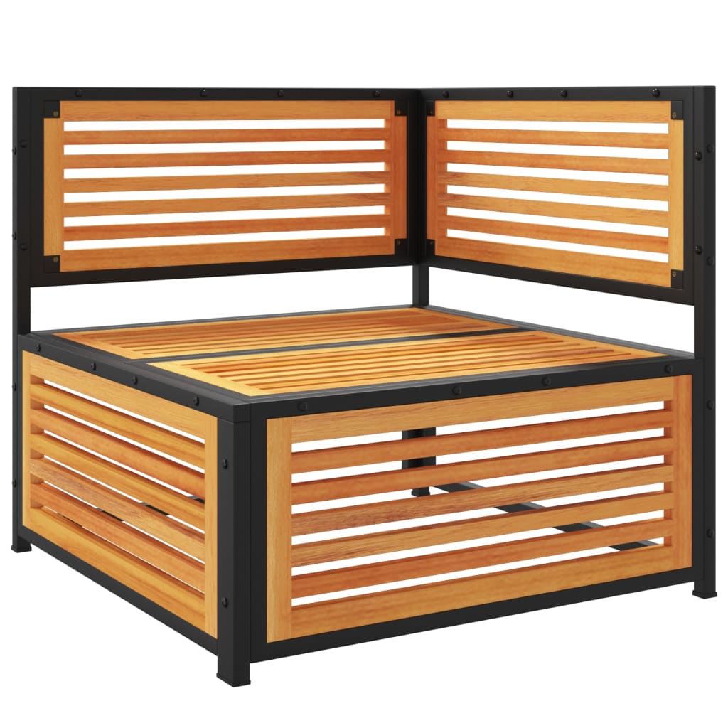 Kutni modul za vrtnu garnituru s jastucima puno bagrem drvo - krem, 1, kutna garnitura - number 5.