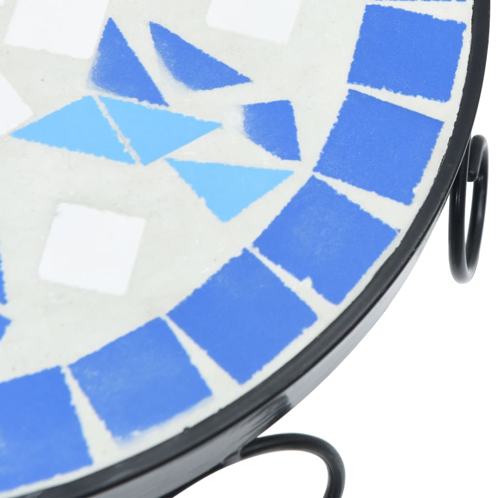 Plant tables pcs. ceramic and white - blue, 26 x 35 cm, 3 - number 8.