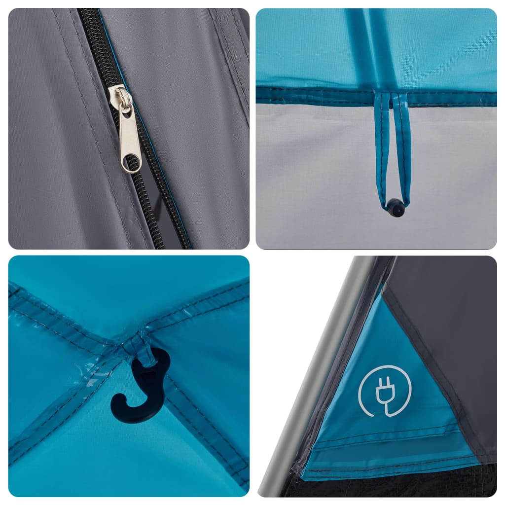 4-personers campingtelt quick-release - blå, 1, x, ooo 3 - number 12.