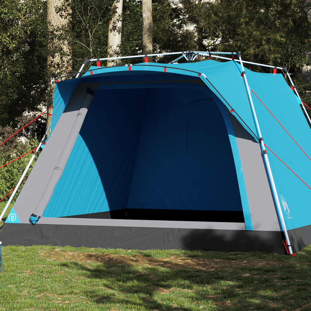 4-personers campingtelt quick-release - blå, 1, x, x - number 1.